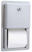 Bobrick ClassicSeries™ Recessed Multi-Roll Toilet Tissue Dispenser ...